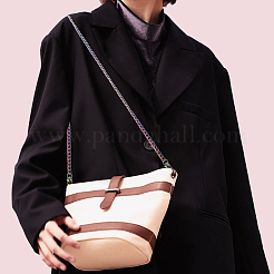 1 poignée de sac en alliage de zinc avec chaîne gourmette&nbsp;FIND-WR0008-78C