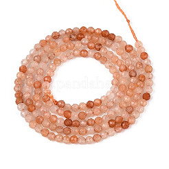 Натуральный красный авантюрин бисер нитей G-T143-08