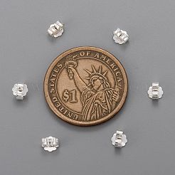 925 фрикционная ушная гайка из стерлингового серебра&nbsp;STER-L063-09S