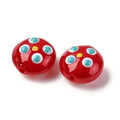 Прозрачные стеклянные эмалевые бусины LAMP-S079-01H