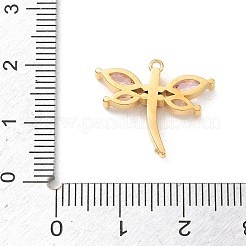 Anhänger aus 304 Edelstahl mit Mikropflaster und Zirkonia&nbsp;STAS-F360-01G-01