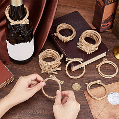 30 шт. декоративных элементов из джутового шнура&nbsp;AJEW-ME00014