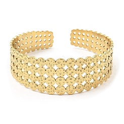 Браслеты-манжеты из нержавеющей стали 304 BJEW-P302-14G