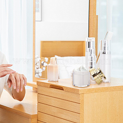 Пластиковые портативные многоразовые безвоздушные бутылки с помпой AJEW-WH0504-84B