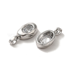 Латунные микро проложить кубического циркония подвески&nbsp;KK-H461-04P