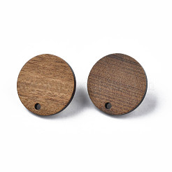 Серьги-гвоздики из орехового дерева&nbsp;X-MAK-N032-043