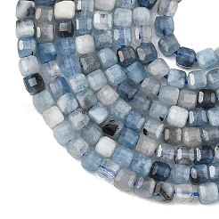 Fili di perline acquamarina blu diavolo naturale&nbsp;G-NH0073-C01-3mm