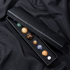 Натуральный драгоценный камень восемь планет солнечной системы украшения дисплея G-F734-13