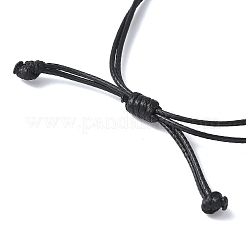 Корейский воском полиэстер шнур регулируемые браслеты BJEW-JB11590-01