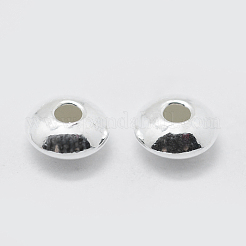 925 гофрированная распорная бусина из стерлингового серебра&nbsp;LS-STER-K171-43S