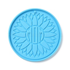 Сделай сам тема дня матери плоская круглая с подвеской в виде подсолнуха силиконовые Молды&nbsp;LS-SIMO-H010-03