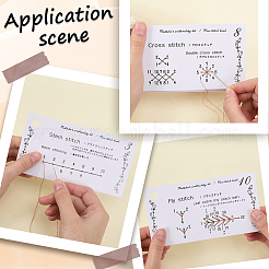 1 Stück kreatives Mini-Nähbuch aus Papier&nbsp;AJEW-GF0010-83
