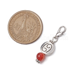 12 подвеска из сплава созвездия/знака зодиака HJEW-JM02155