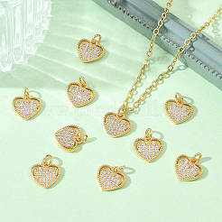 Pendentifs en laiton et zircon cubique transparent pour la Saint-Valentin de Shegrace&nbsp;XGRQ3K718-557G
