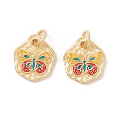 Подвески из латуни с эмалью в стойку&nbsp;KK-M230-26G