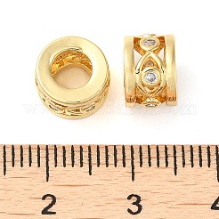 Стойки обшивки латунь кубического циркония бусы KK-Z033-25G