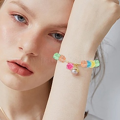 300 шт. Прозрачные акриловые бусины ACRP-PA0001-01C