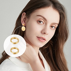 200 шт. латунные разрезные кольца FIND-UN0016-25A