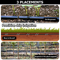 1 рулон ПВХ-трубки для капельного орошения&nbsp;AJEW-CP0010-27B
