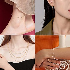 Пластиковая жемчужная цепочка из бисера JX088A