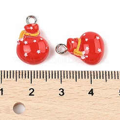 Colgantes de resina opaca con motivos navideños&nbsp;RESI-S08-01C