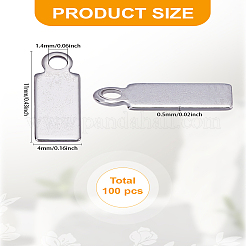 100 шт. подвески из нержавеющей стали 304&nbsp;STAS-LP0002-47