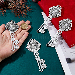 4 шт. большие подвески из цинкового сплава в тибетском стиле FIND-DC0007-74