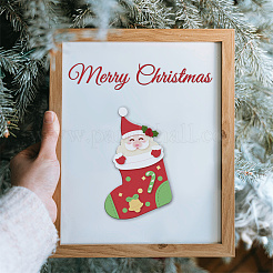 Трафареты для резки углеродистой стали отца рождества DIY-WH0309-1231