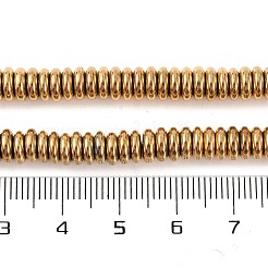 Гальванические нити из синтетических немагнитных гематитовых бусин&nbsp;G-H027-D01-02