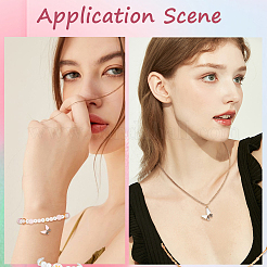 32 шт. 2-х цветные подвески со стразами из сплава и эмали&nbsp;ENAM-SC0005-54