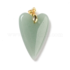 Естественный зеленый авантюрин подвески&nbsp;G-E570-01G-03