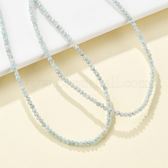 Натуральный амазонитовые бисера ожерелья NJEW-K114-A-A07