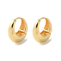 Латунные серьги обруча EJEW-S249-04G