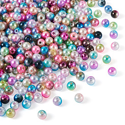 910шт 13 цвета радуги абс пластик имитация жемчуга бусины OACR-CD0001-10