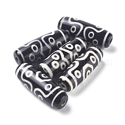 Perles dzi à 11 œil de style tibétain&nbsp;TDZI-D008-11