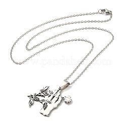 Не тускнеющие подвески из нержавеющей стали 201 NJEW-G123-03P