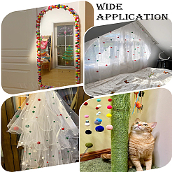 100шт поделки кукла ремесло Pom Pom Pom Pom пряжи шарики&nbsp;DIY-LP0005-40A