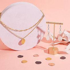 30шт 5 цвета латунные подвески&nbsp;KK-PH0009-57