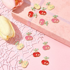 12шт 3 цвета светлые позолоченные подвески из сплава с эмалью&nbsp;FIND-FS0002-83