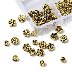 120шт 6 стиля бусины из сплава в тибетском стиле&nbsp;TIBEB-YW0001-30