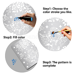 Трафареты для резки металла из нержавеющей стали&nbsp;DIY-WH0289-121