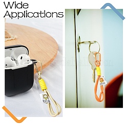 12 шт. 12 цвета зонт шнур нейлоновая веревка подвеска украшения карабин&nbsp;KEYC-CJ0001-18