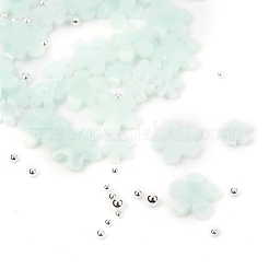 Clou cabochons en plastique fleur&nbsp;X-MRMJ-I001-03A