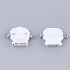 Соединители звеньев фарфора ручной работы&nbsp;PORC-T002-02