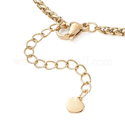 Браслеты из цепочек из нержавеющей стали 304 для женщин&nbsp;BJEW-JB12915-01