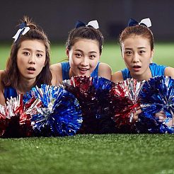 10 шт. 2-х цветные полиэстеровые эластичные резинки для волос с бантом OHAR-GF0001-24