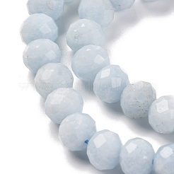 Природные Аквамарин бисер нитей G-K380-A50-01