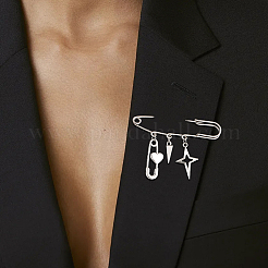 4 шт. 2 стиля железной английской булавки&nbsp;JEWB-HY0001-47