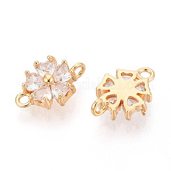 Латунные подвески из прозрачного кубического циркония KK-N267-02D-G