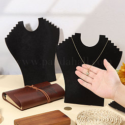 4 шт. бархатные подставки для ожерелий в форме бюста&nbsp;ODIS-CA0001-34